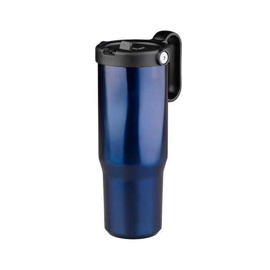 RIOLA-Stainless steel mug with straw