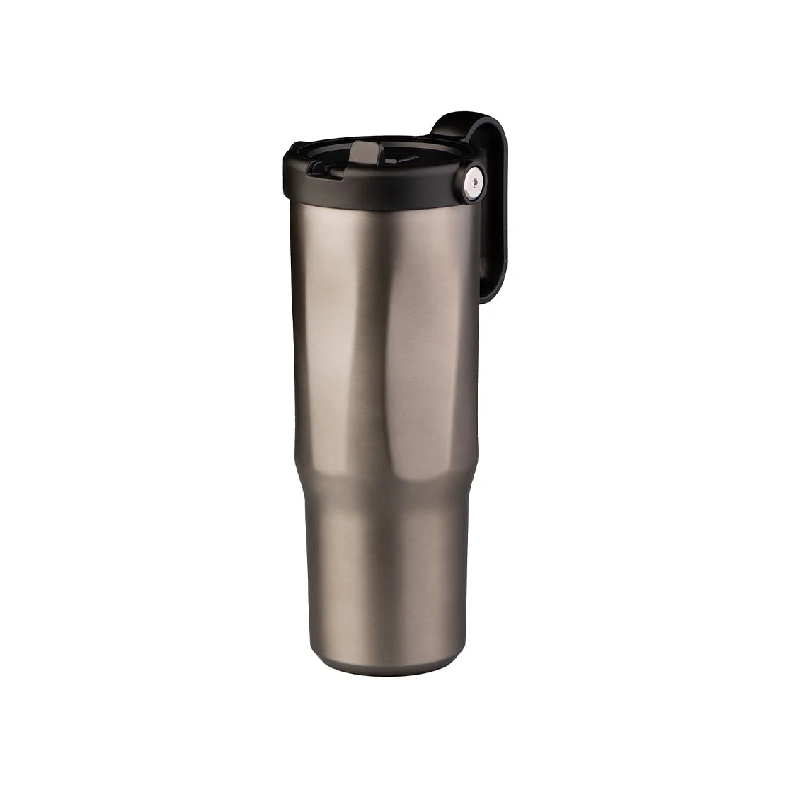 RIOLA-Stainless steel mug with straw