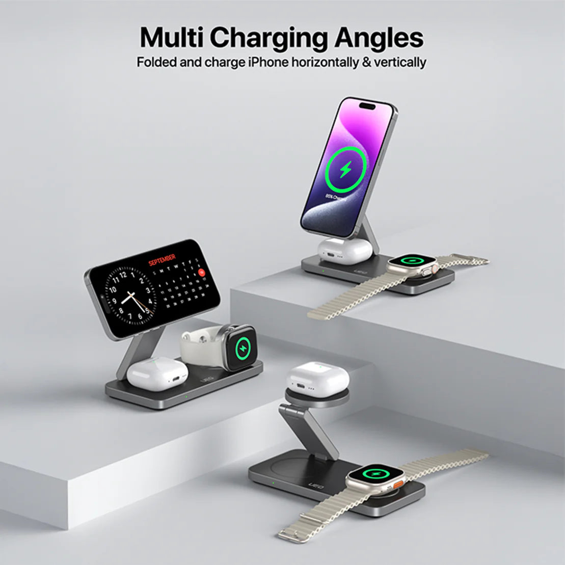 SMART- magsafe 3-in-1 Charger