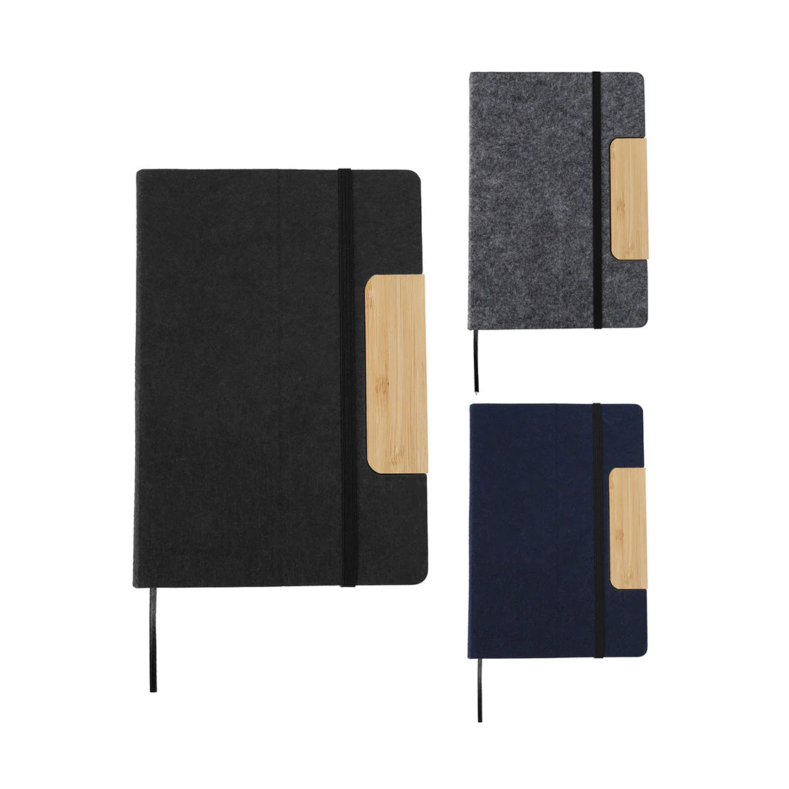 Felt Bamboo cover Notebook