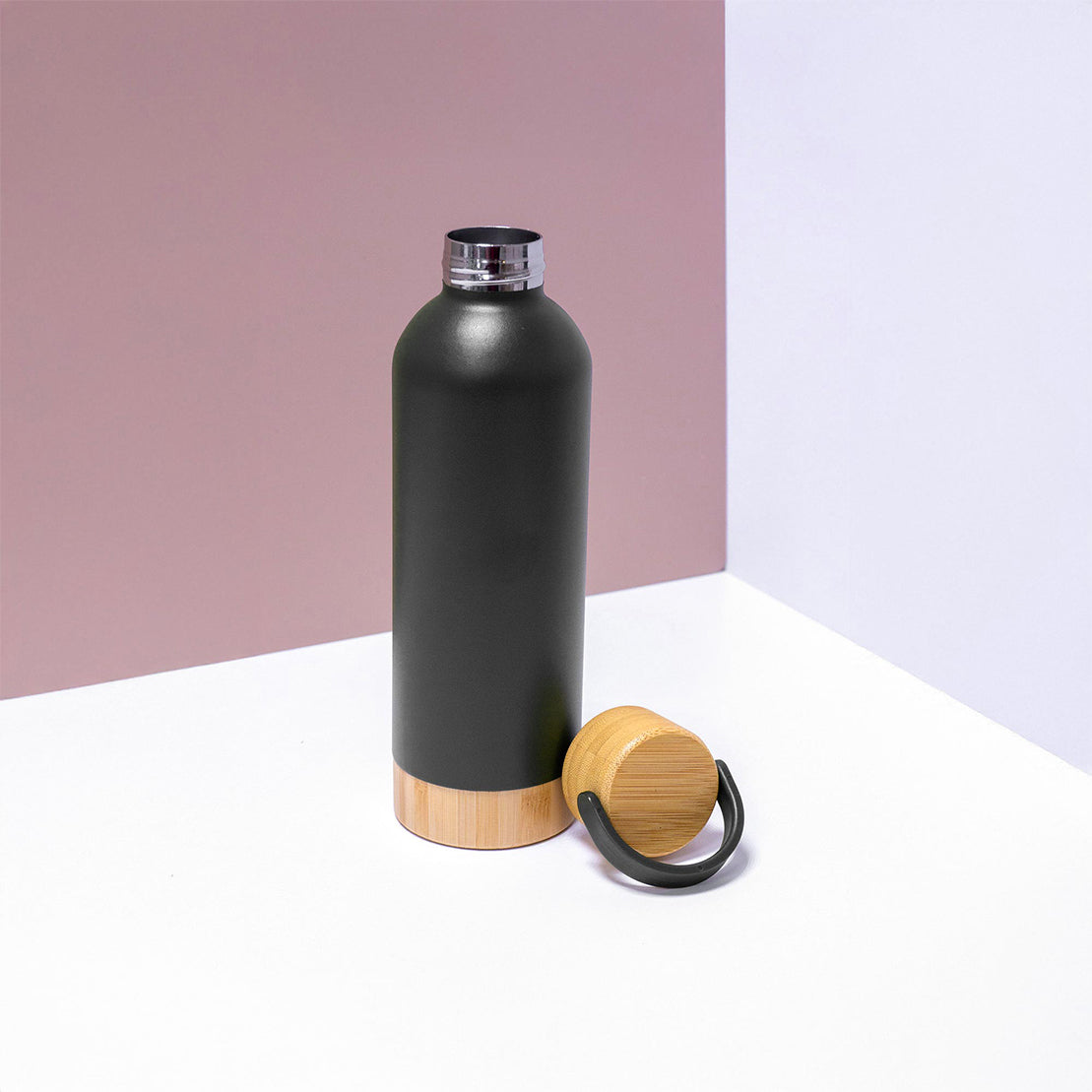 RIOLA -Insulated Bottle With Bamboo Lid