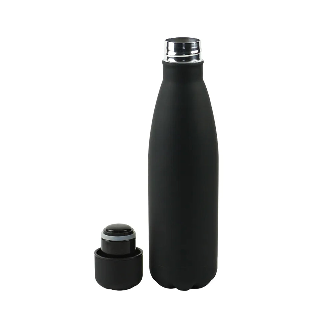 RIOLA- Soft Touch Matt  Bottles in Stainless Steel