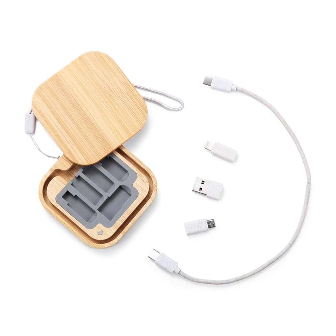 Bamboo Tech Travel Kit