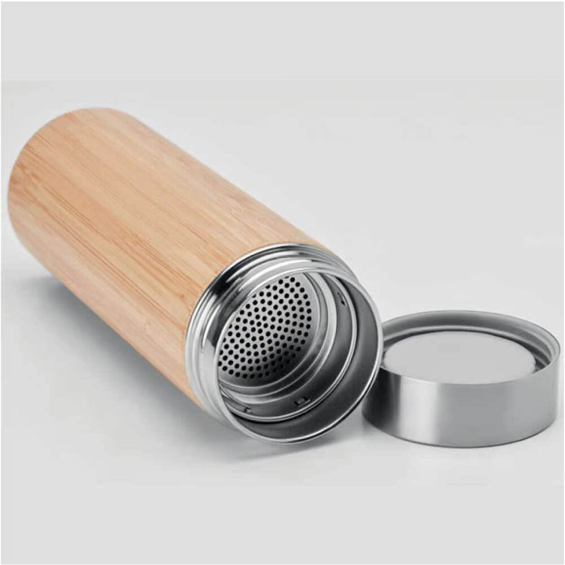 RIOLA-Stainless Steel Bamboo Flask