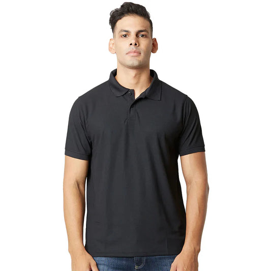Euroblair Premium Polo T shirt -Black