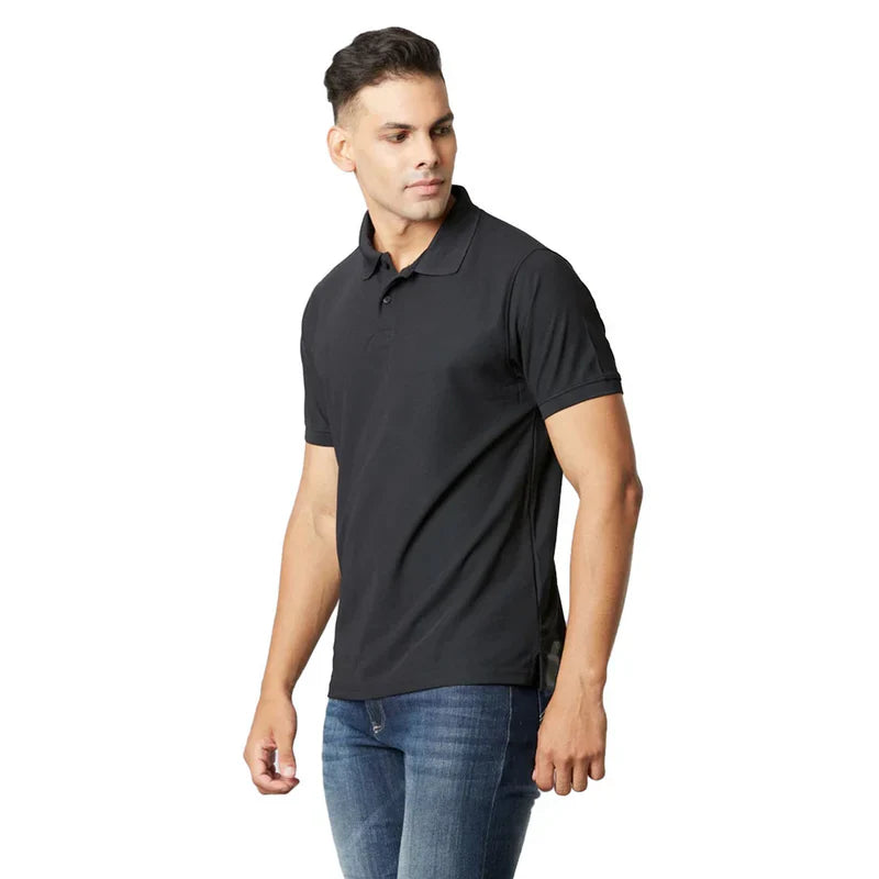Euroblair Premium Polo T shirt -Black